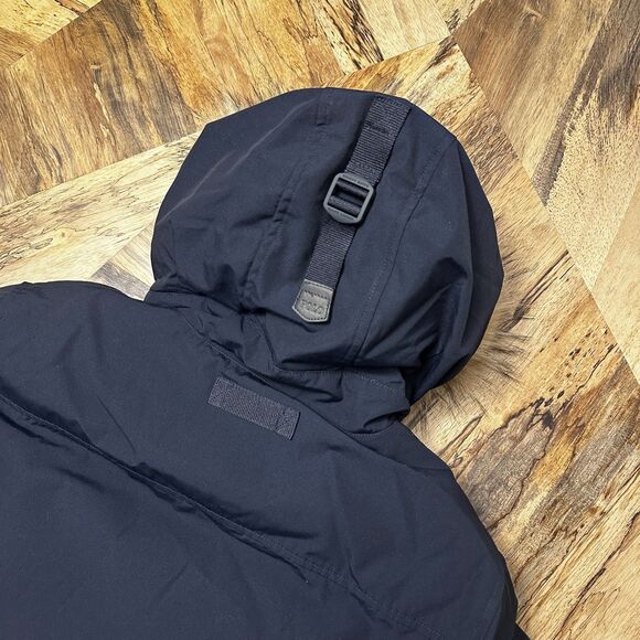 Polo Ralph Lauren Down Parka RL Navy Faux Fur Hood Women’s M - Picture 15 of 17